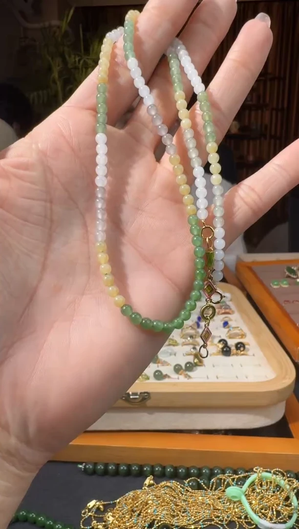 和田玉未镶嵌颈饰203黄设计5.28多样性拍一发一