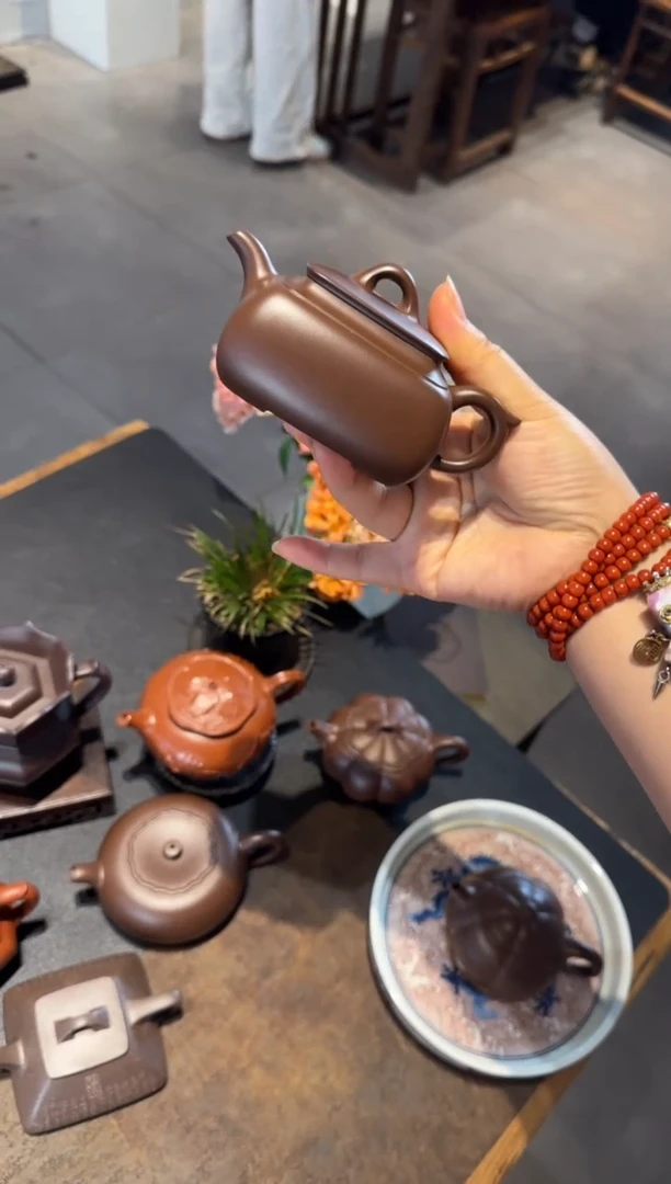 茶壶紫砂明***好长四方 紫砂壶