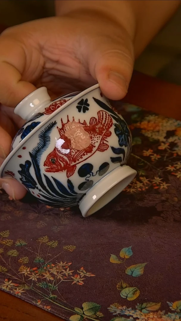 杯手工手绘杯杯很美丽