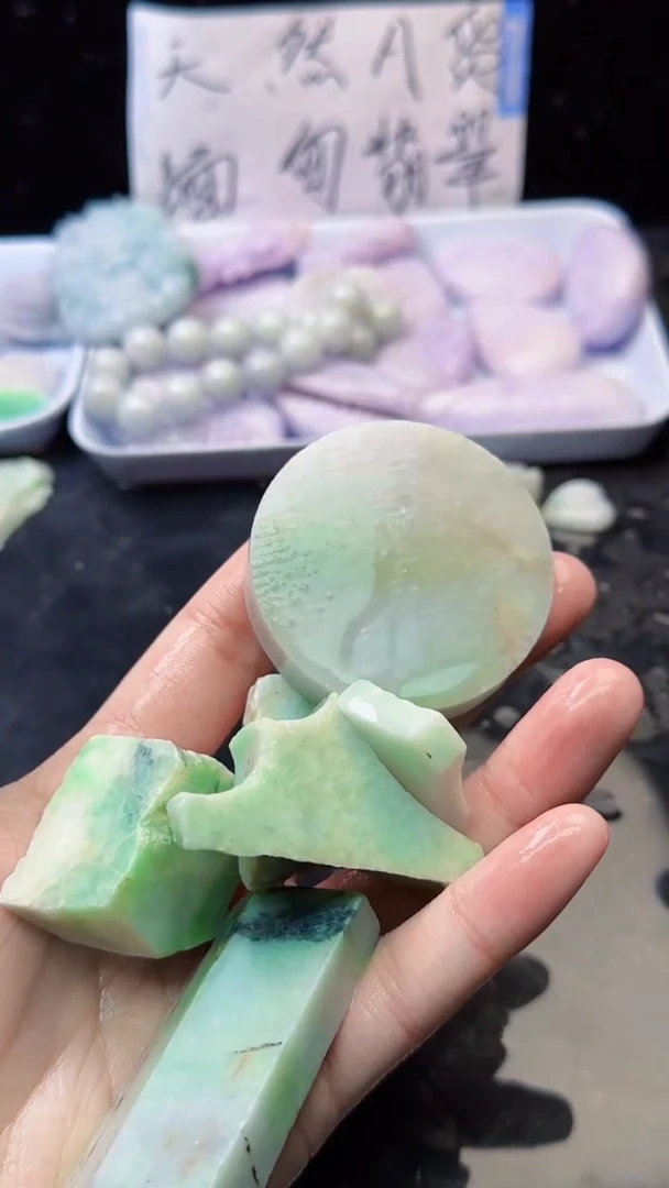 未镶嵌挂件翡翠062天然A货翡翠