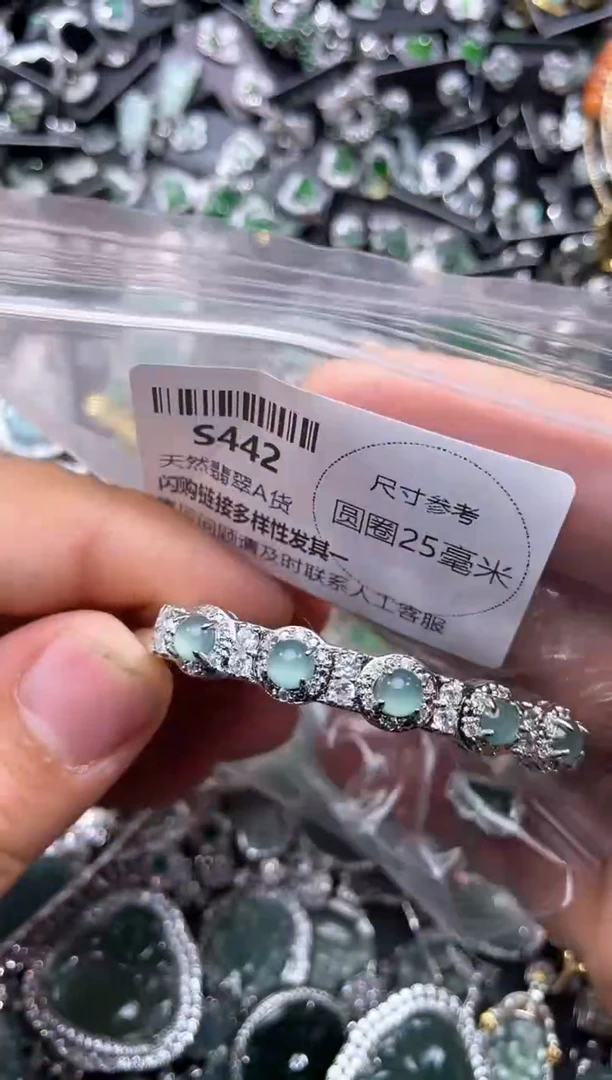 【闪购商品】翡翠未镶嵌颈饰S442手镯