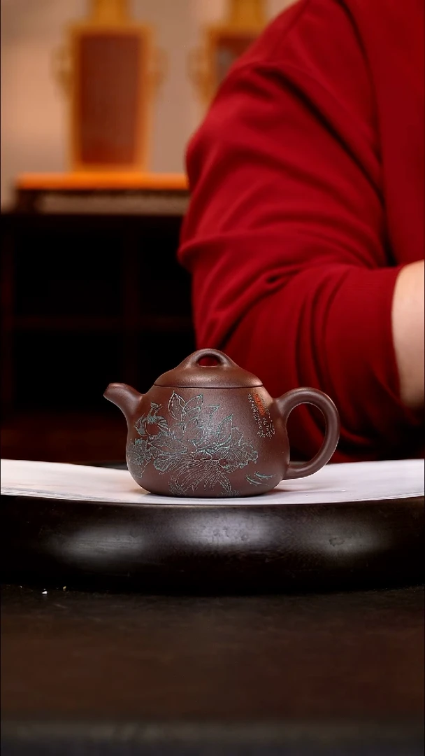 茶壶紫砂ZKN8 茄瓜   紫茄泥  270cc