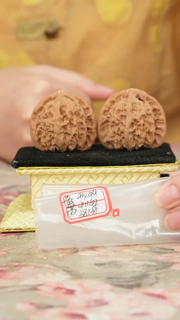 把件文玩核桃白狮子微修