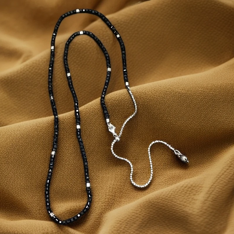 坠链均925银 时尚轻奢抽拉项链 XL00805