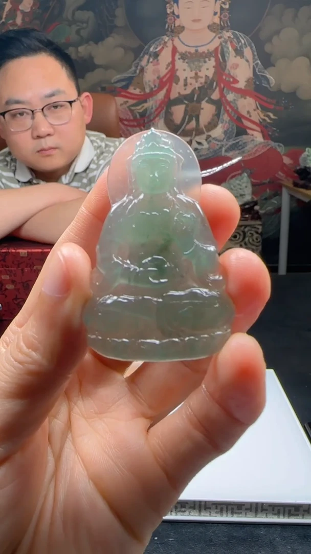 【闪购商品】定制翡翠未镶嵌L-@@QJXC11862