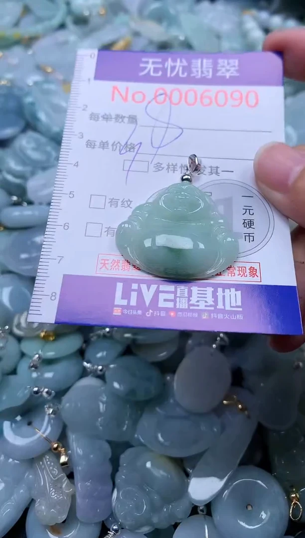 翡翠未镶嵌吊坠(不含链)6090