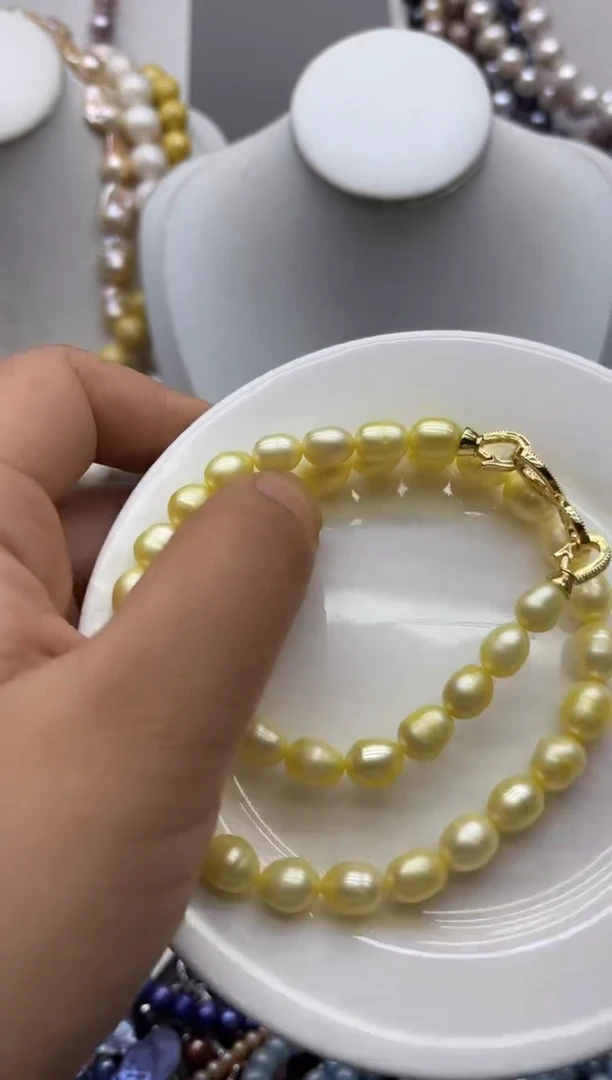 淡水珍珠钛钢颈饰1