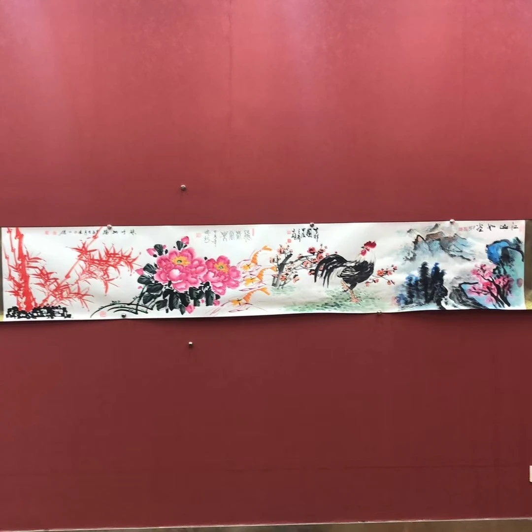 谢瑞新+陶天翊+何甲荣+陈永杰合作长卷《翰墨珍藏》