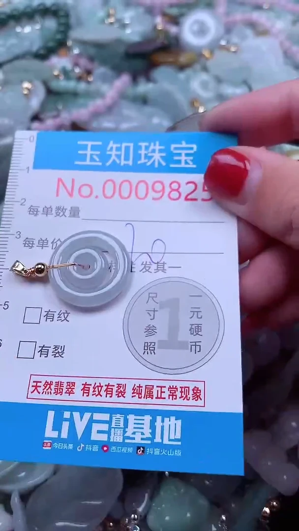吊坠(不含链)未镶嵌翡翠9825