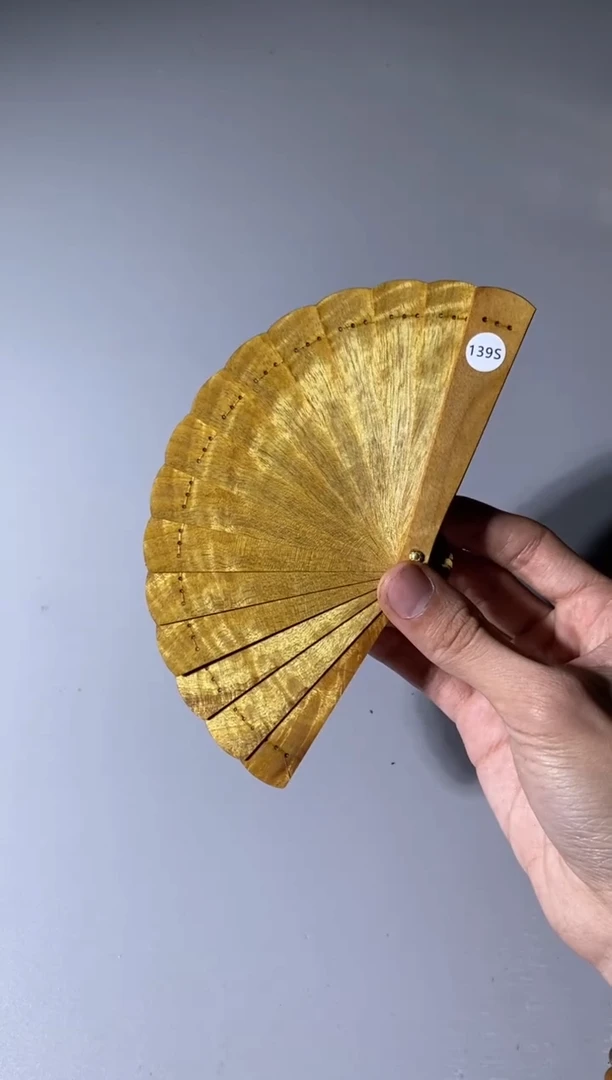 【闪购商品】金丝楠139号10cm金丝楠迷你扇