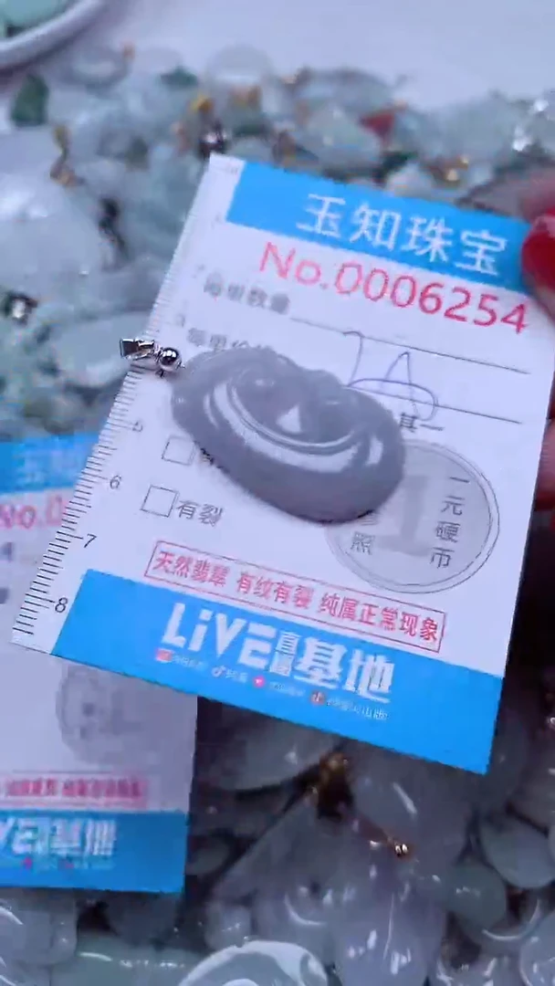 吊坠(不含链)未镶嵌翡翠6254