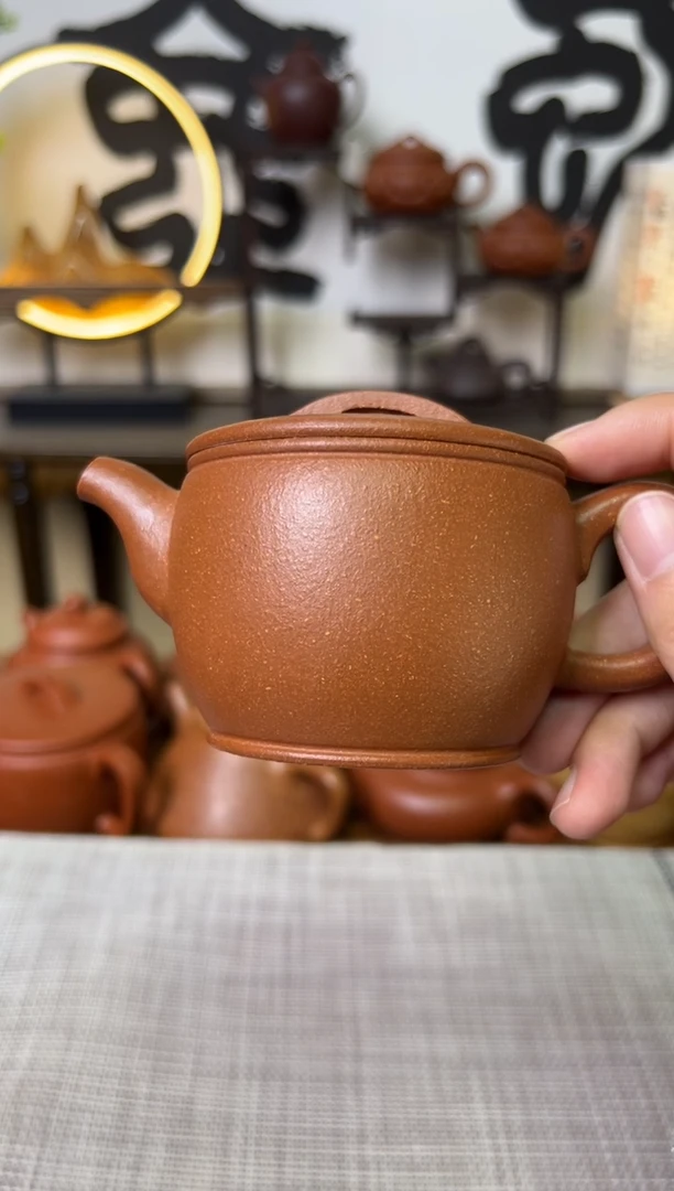 【闪购商品】段泥茶壶独壶黄降坡汉瓦壶150CC