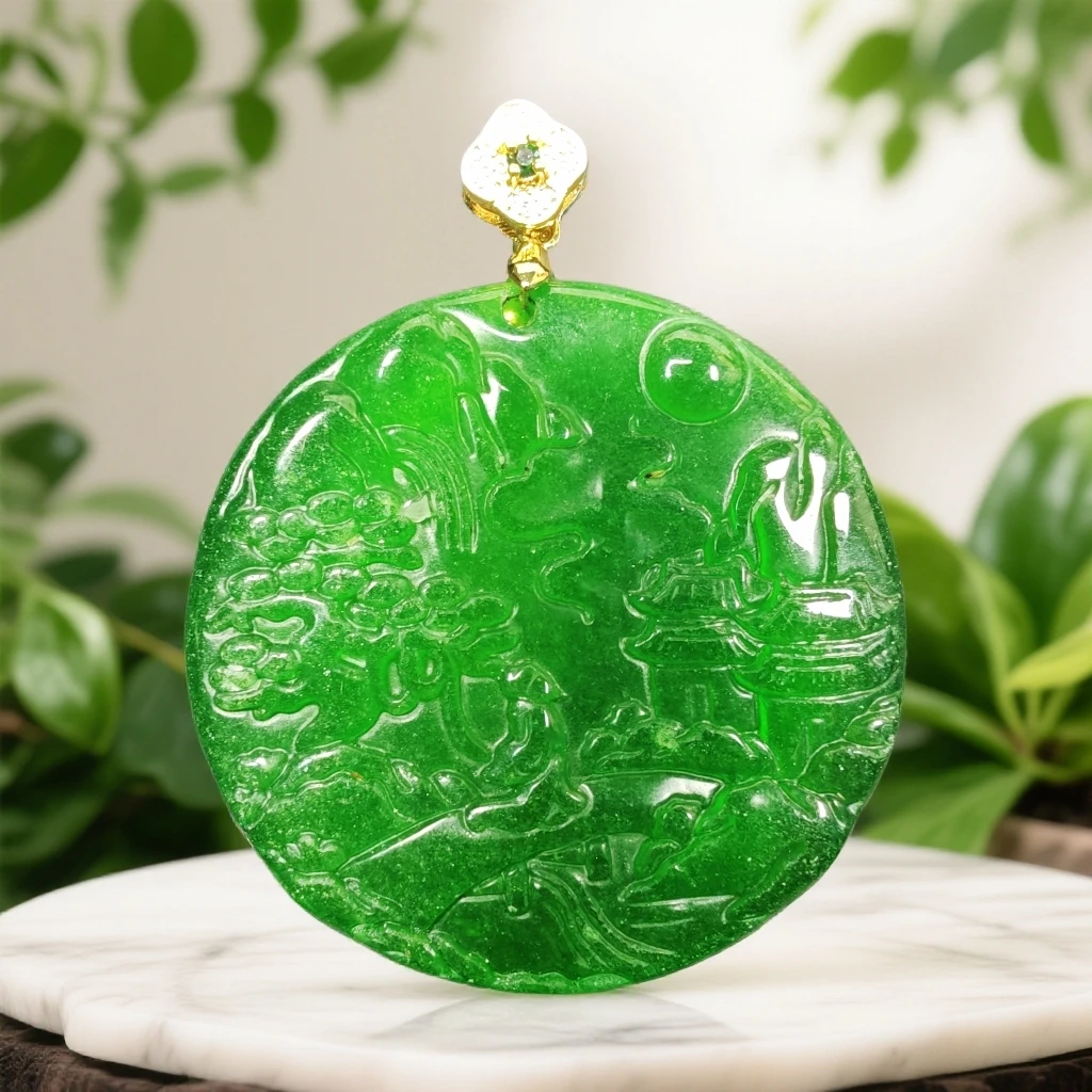 DW80精美时尚山水挂件