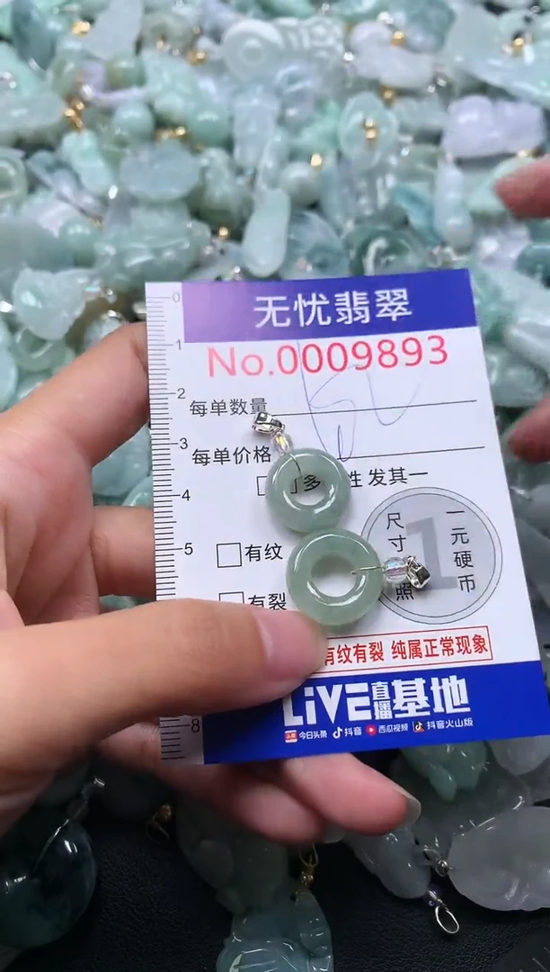 颈饰未镶嵌翡翠9893