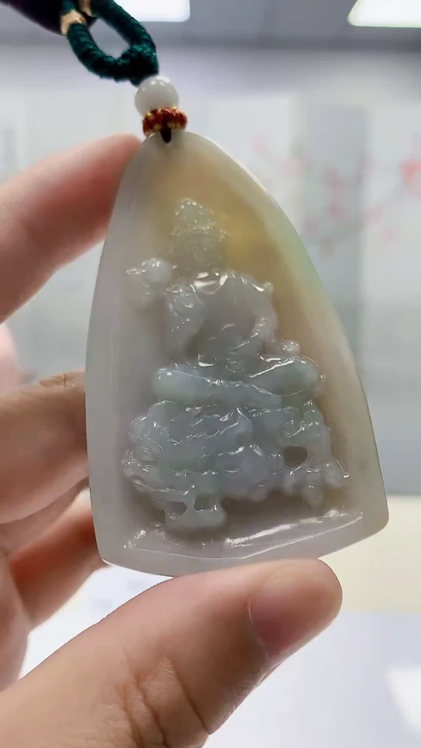 未镶嵌定制翡翠4812ty-毛货挂件28