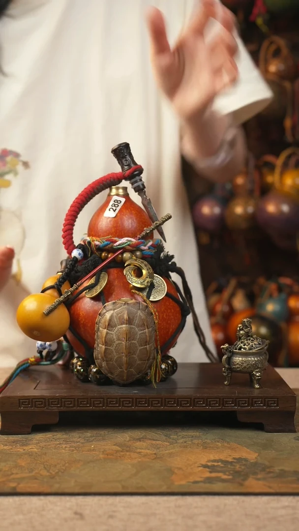 288大漆一物一拍记葫堂出品[不带手串】