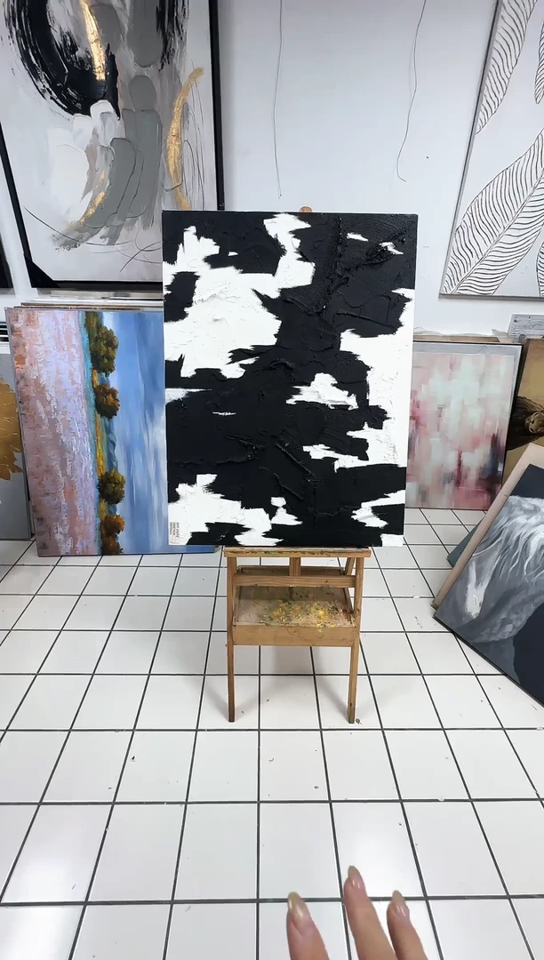 168现代艺术装饰画油画75cm*100cm