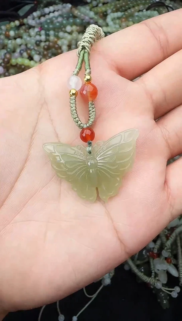 和田玉未镶嵌颈饰拍一发一