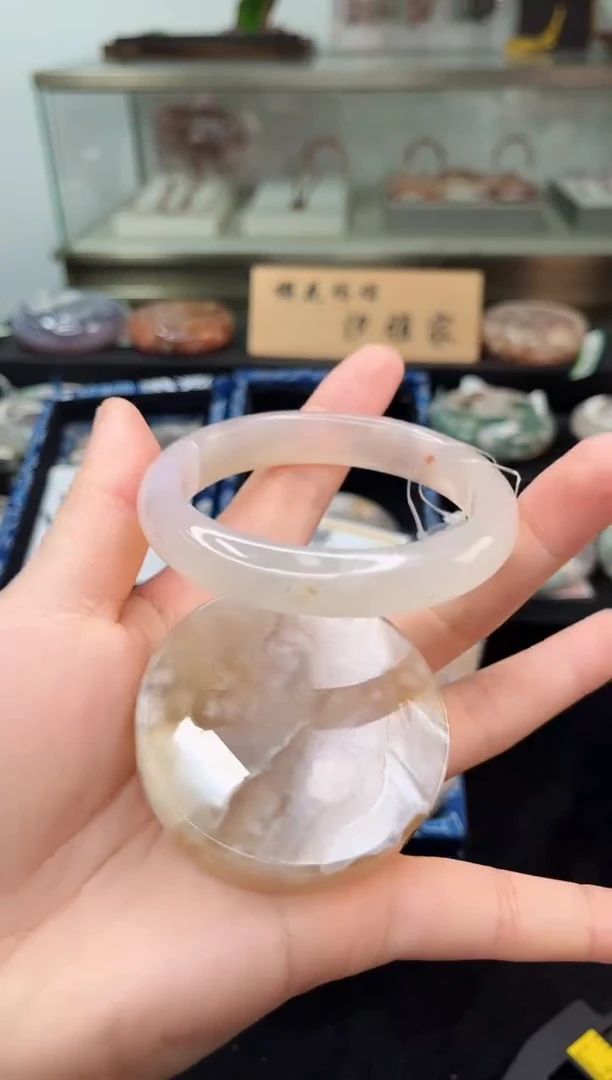 未镶嵌手镯石英质玉56圈口（赠品镯心）1749345
