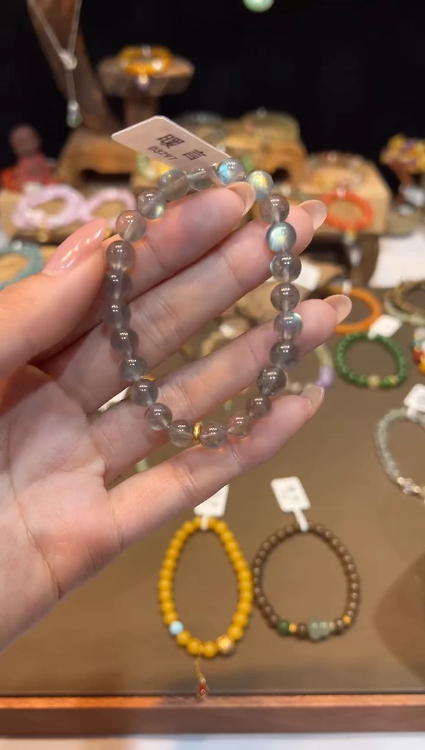 未镶嵌手链长石手饰@@D3297