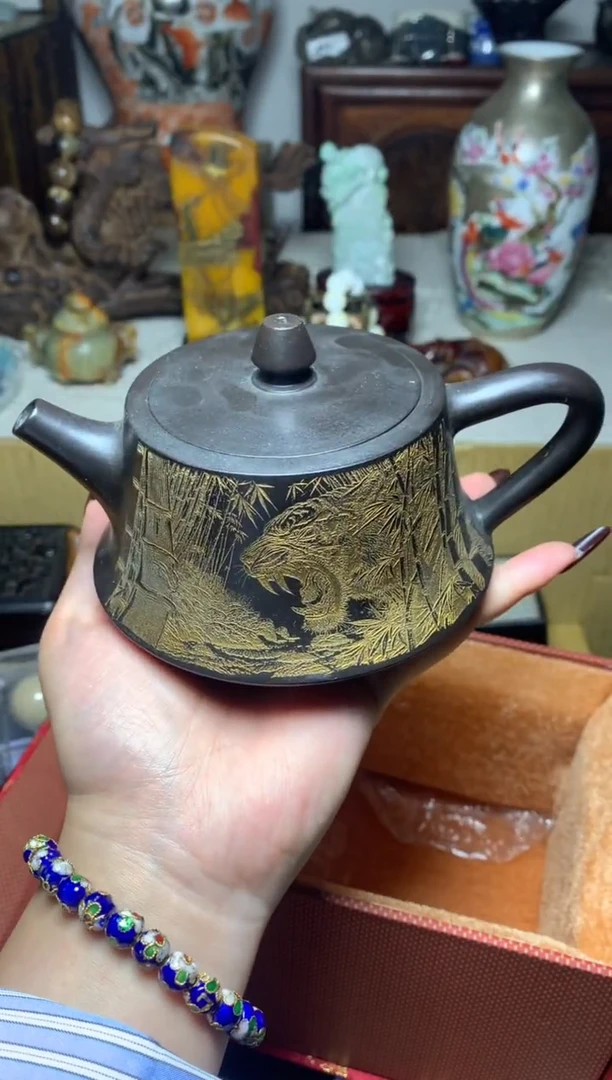 紫砂盖碗瓷器默认微瑕瓷器