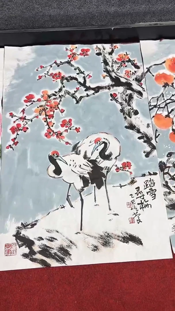 国画李火庆/国画/花鸟