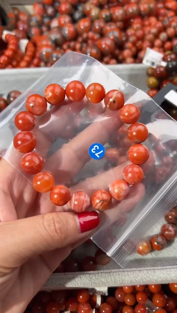未镶嵌手串南红玛瑙12+