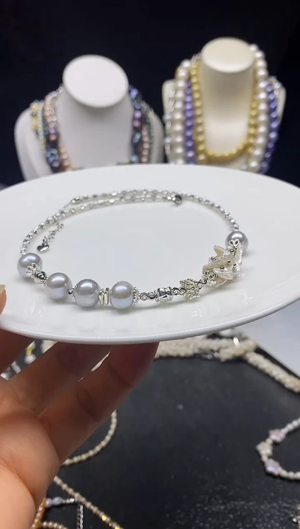 淡水珍珠未镶嵌颈饰多人