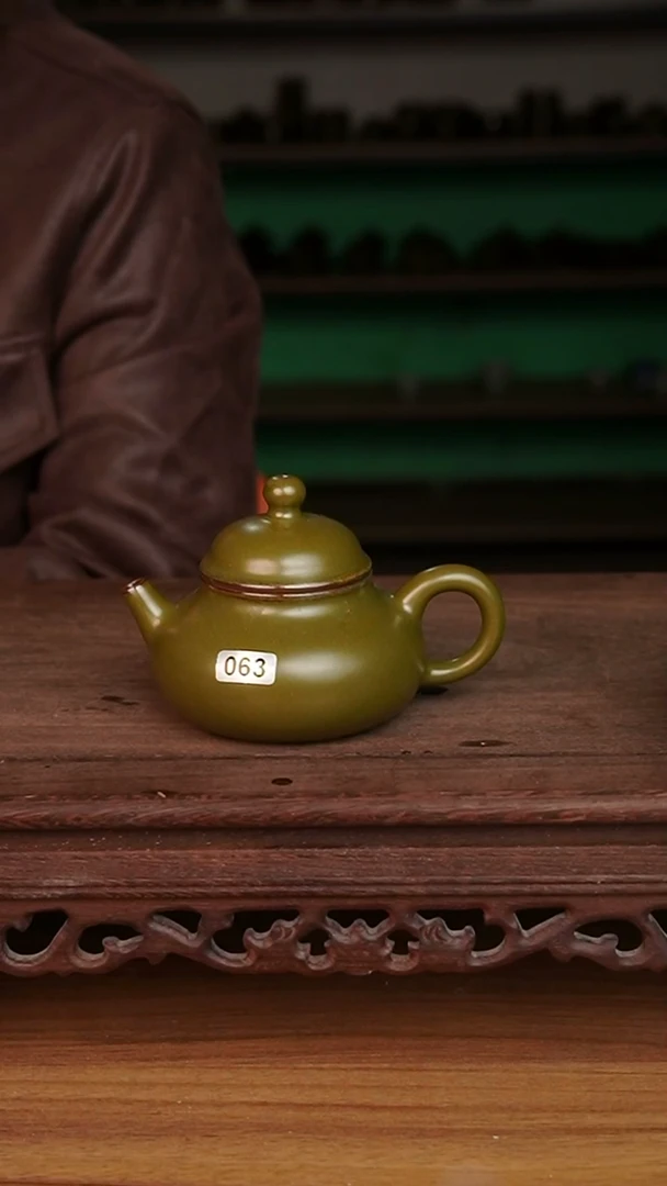 杯063号茶叶末容天壶