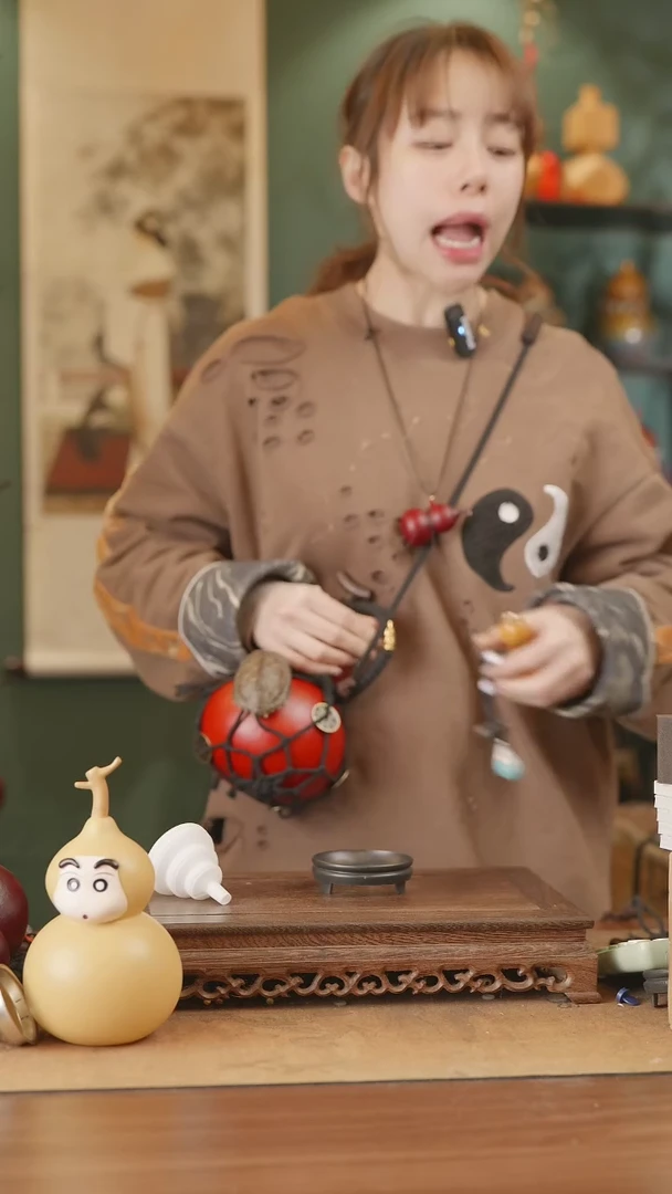 【闪购商品】288号精品天然大漆工艺防渗内胆酒葫芦~