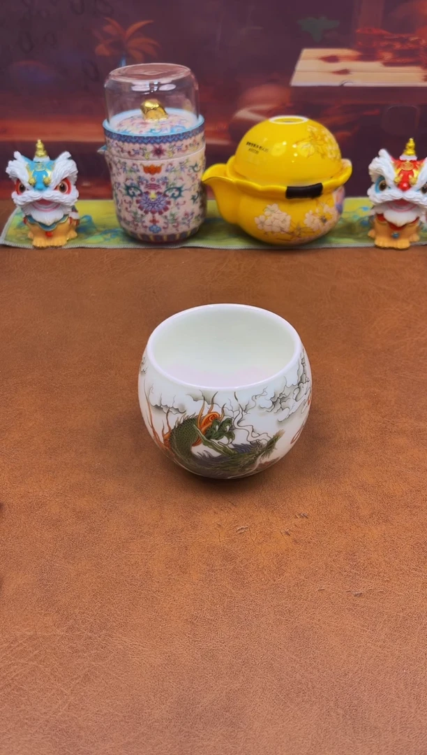 陶瓷茶具摆件旅行套组