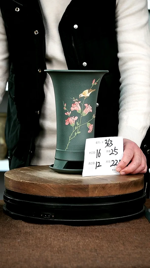 【闪购商品】紫砂花盆363+z宜兴紫砂花盆