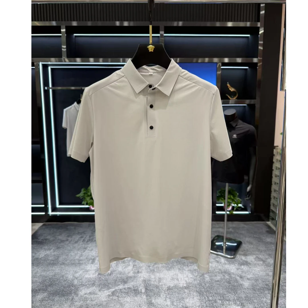 太阳（八爪）无品牌速干简约Polo衫翻领短袖宽松型薄款