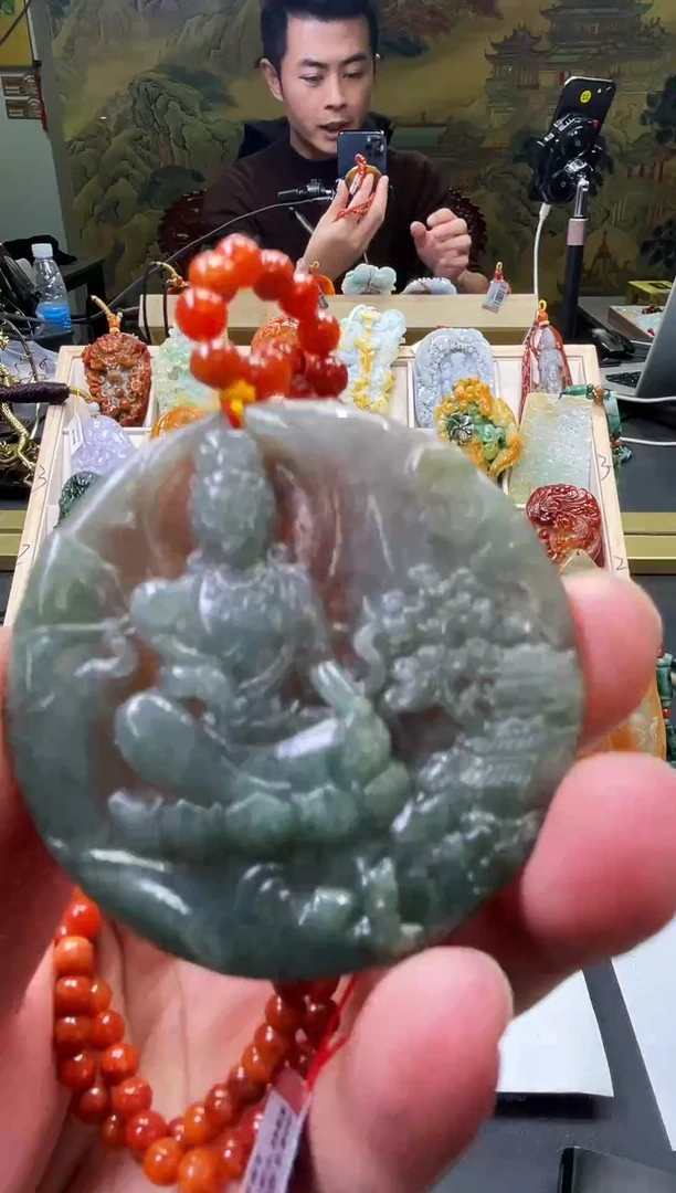 颈饰未镶嵌翡翠金澜翡翠12.21