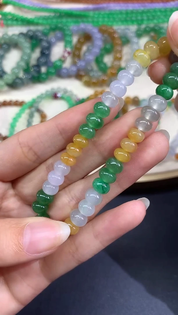 未镶嵌手串翡翠手串|5800