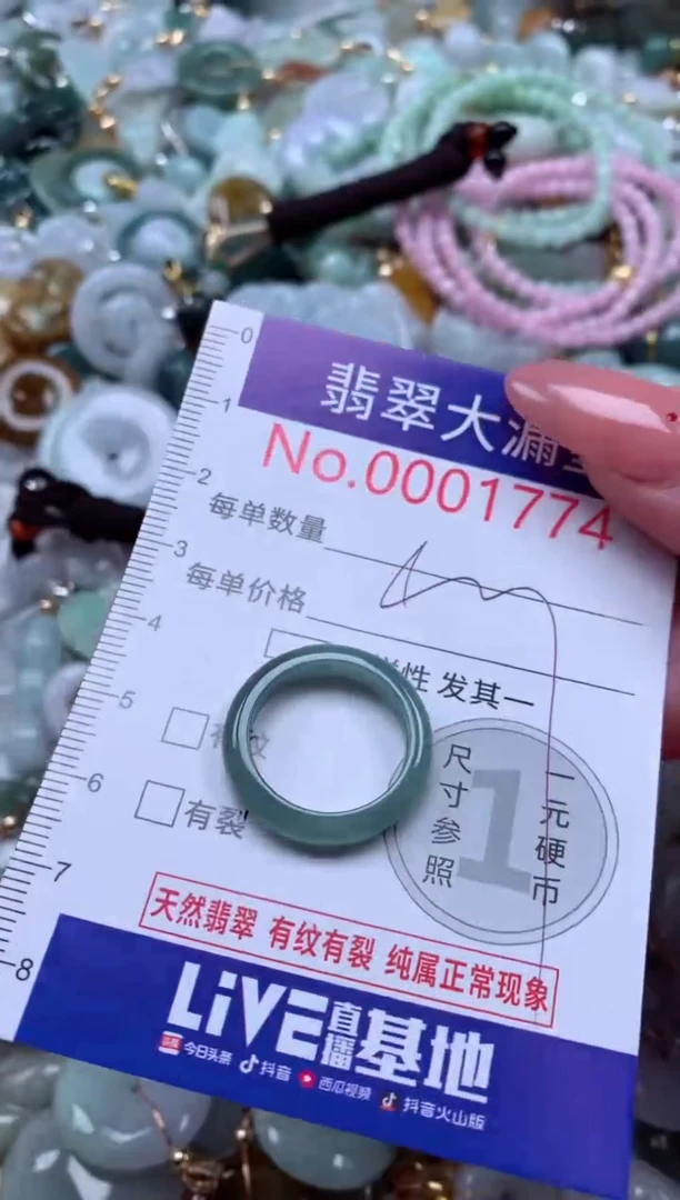 翡翠未镶嵌吊坠(不含链)1774