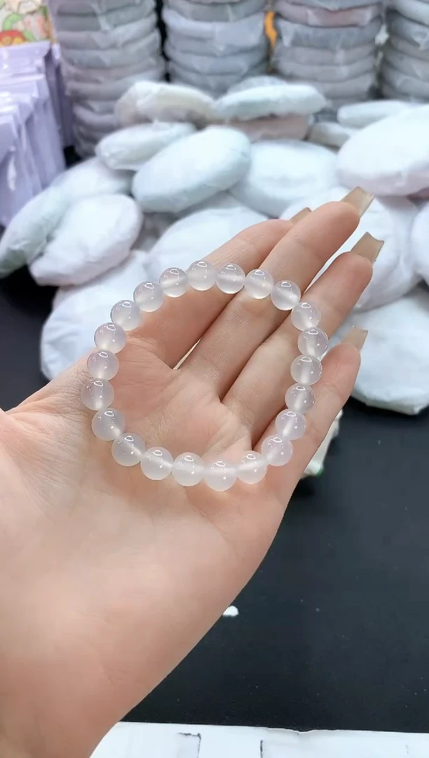 手镯玛瑙/玉髓未镶嵌白手串