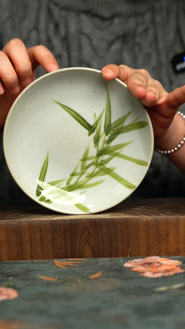 杯釉下彩手工手绘同款陶器