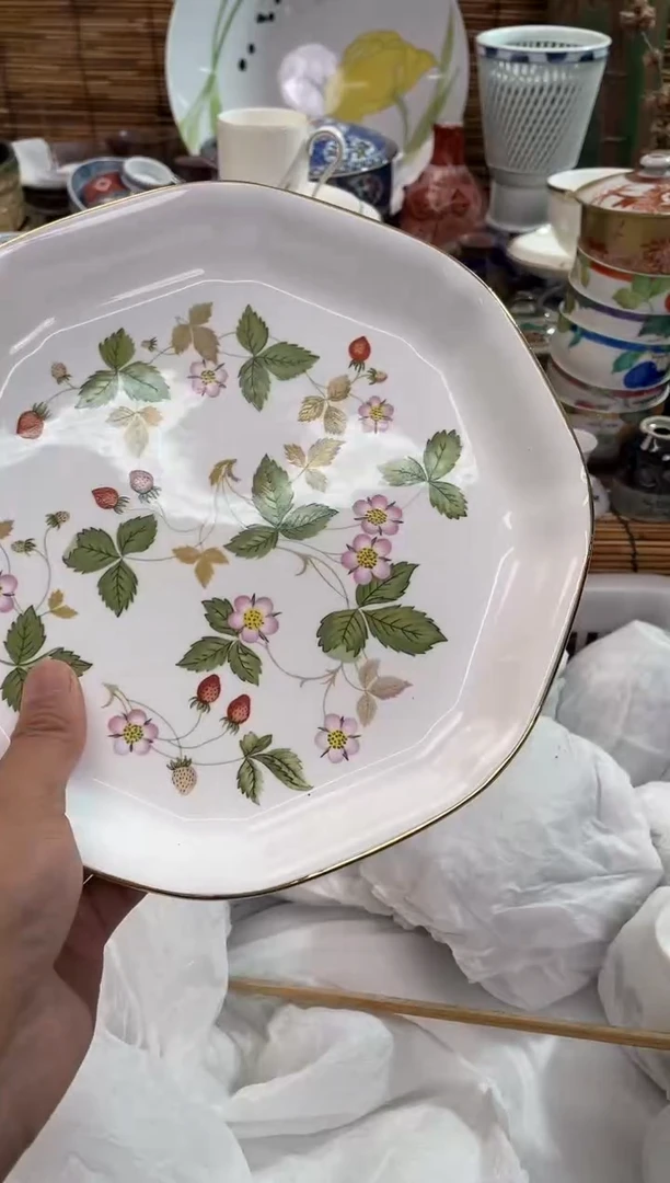 全场满28包邮，陶瓷茶具瓷器野草莓