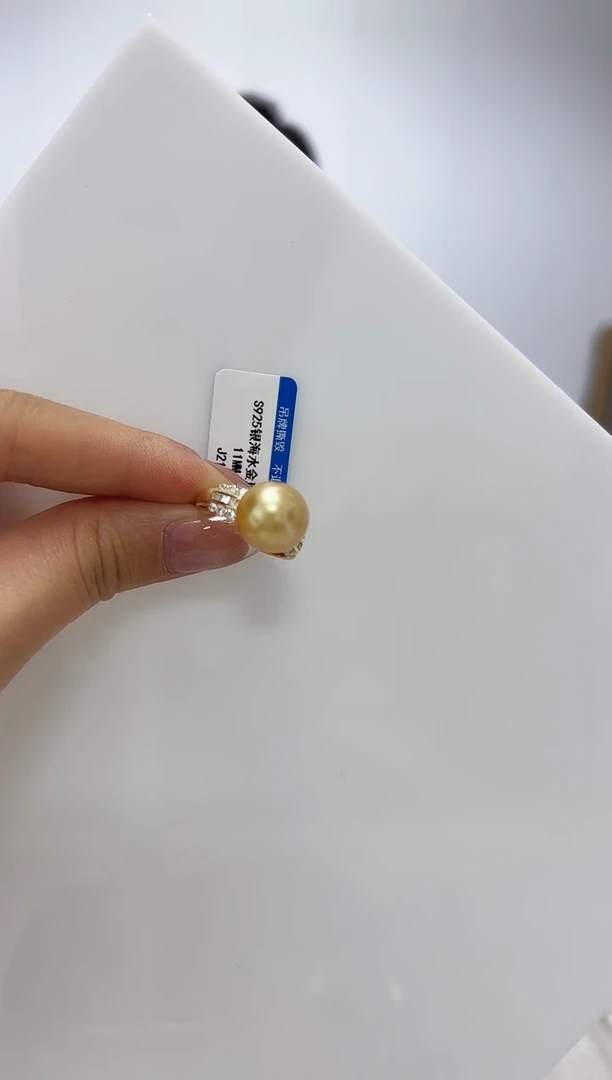 【闪购商品】海水珍珠DA银S925镶嵌戒指  J216