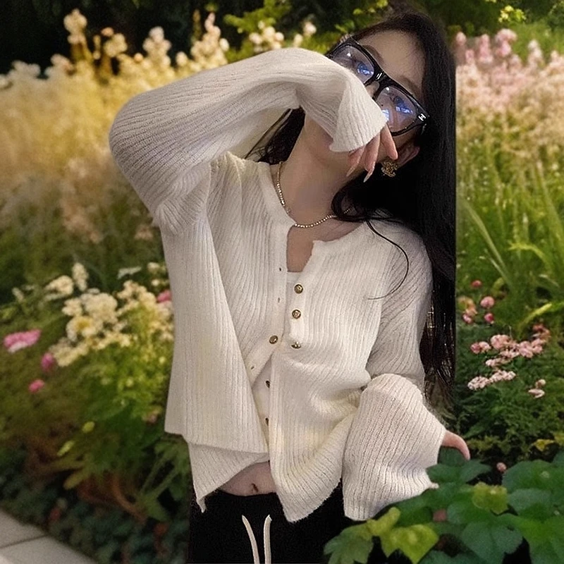 女装显瘦短款女薄款常规百搭毛针织衫宽松秋季早秋上衣长袖