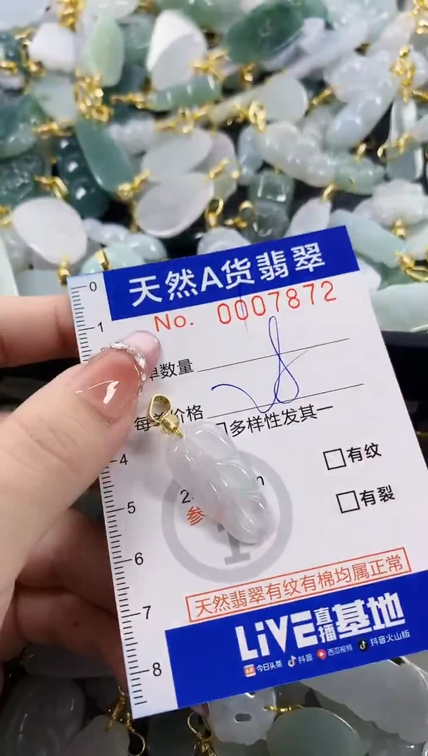 颈饰未镶嵌翡翠天然A货翡翠