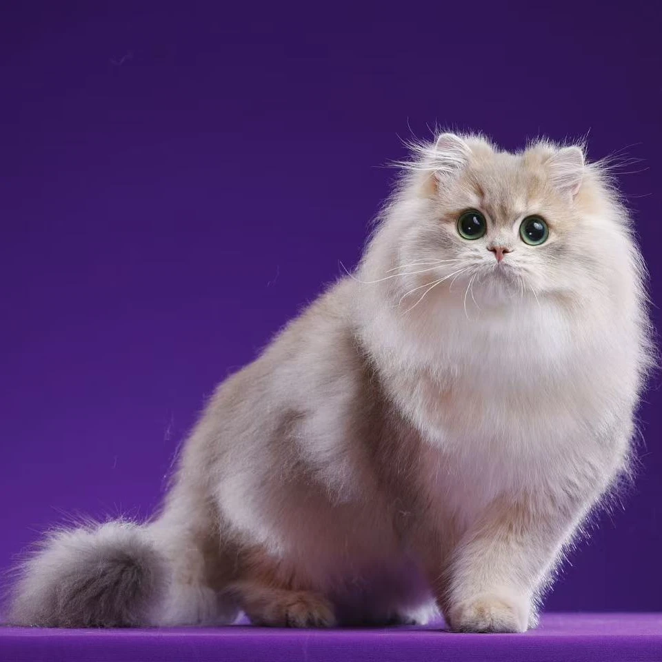 鹿鼎公--蓝金长毛弟弟猫咪活体【灵犀】