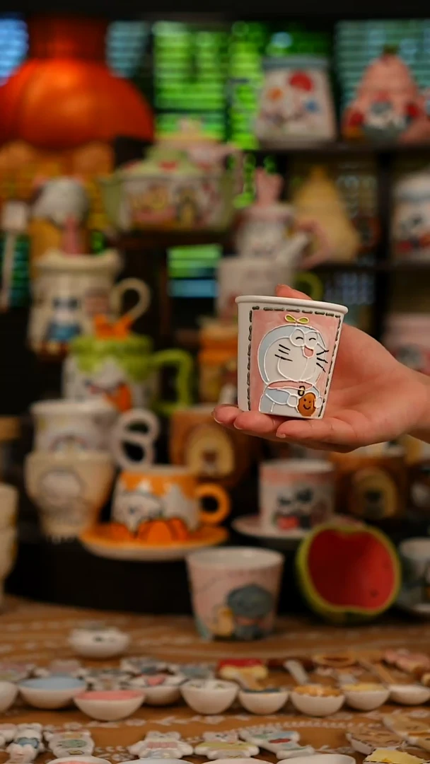 陶瓷无盖款可乐杯