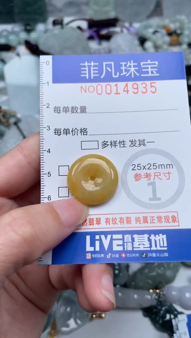 颈饰未镶嵌翡翠14935