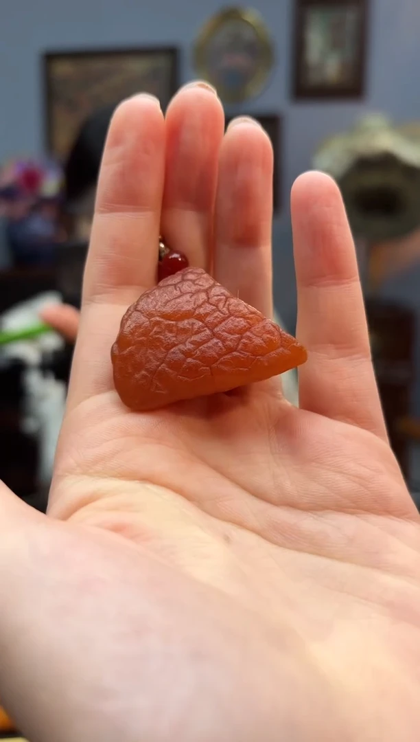 琥珀颈饰未镶嵌吊坠