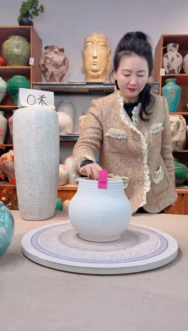 瓶陶瓷花瓶 无花  福利 不能装水 a697