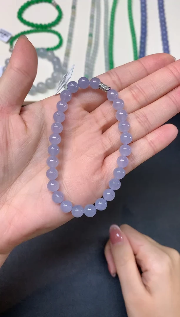 未镶嵌手串翡翠W332|6800