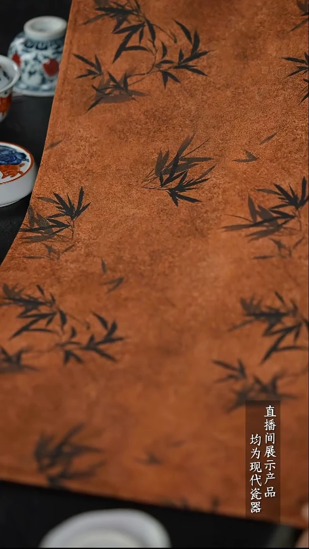 Z022诚意十足的直播间 茶席大