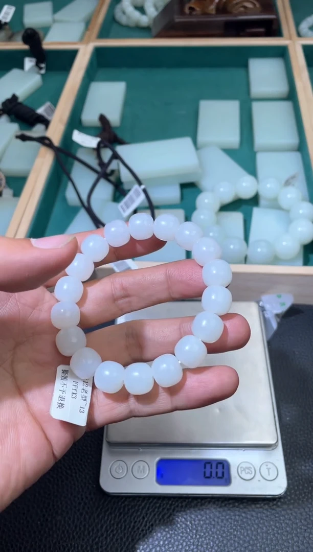 未镶嵌手串和田玉手串卡12